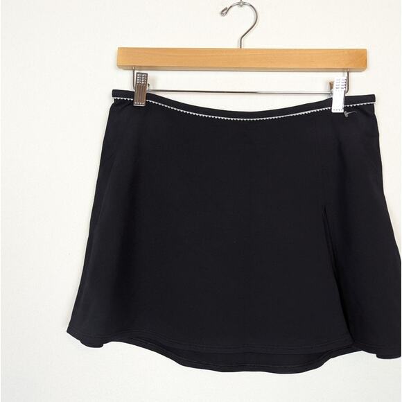 Vintage Anne Klein Retro Navy Micro Mini Skirt Size M - Picture 3 of 5